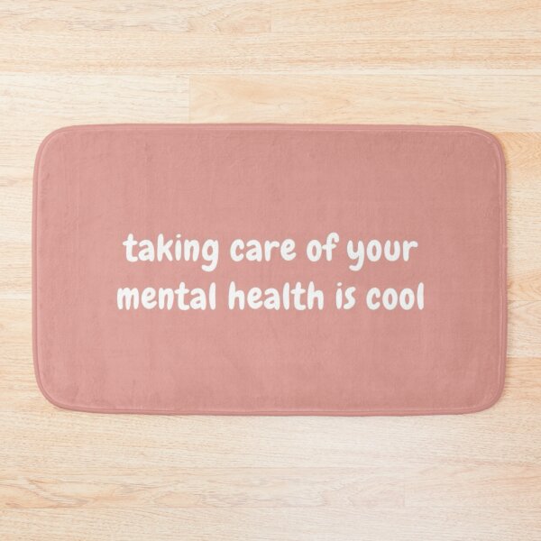 Item preview, Taking care of your mental health is cool (colored background) designed and sold by kxram.
