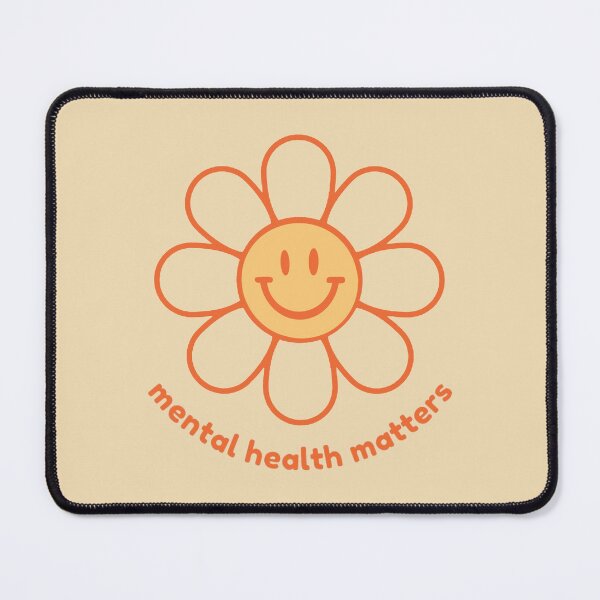 Item preview, mental health matters flower (colored background) designed and sold by kxram.