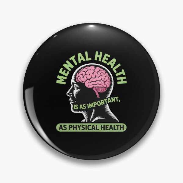 Item preview, Mental Health Is As Important As Physical Health Brain designed and sold by Sea4Adventures.