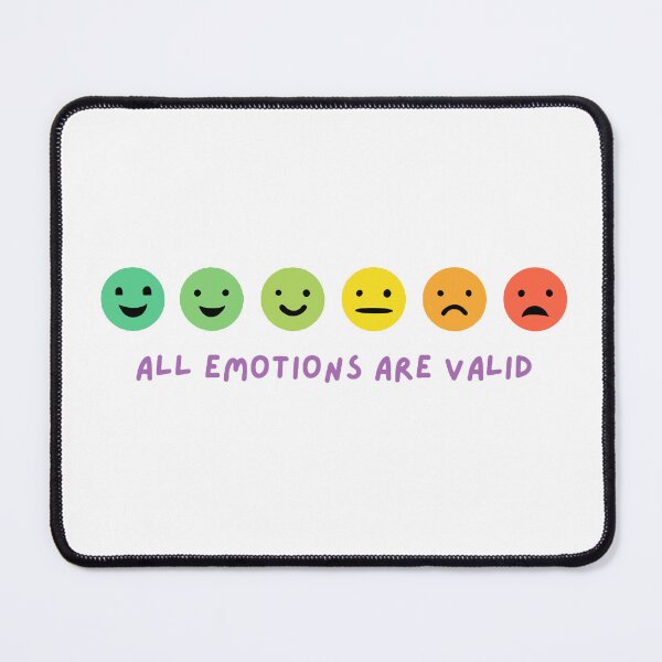 Item preview, All Emotions Are Valid! (White Background) designed and sold by kxram.