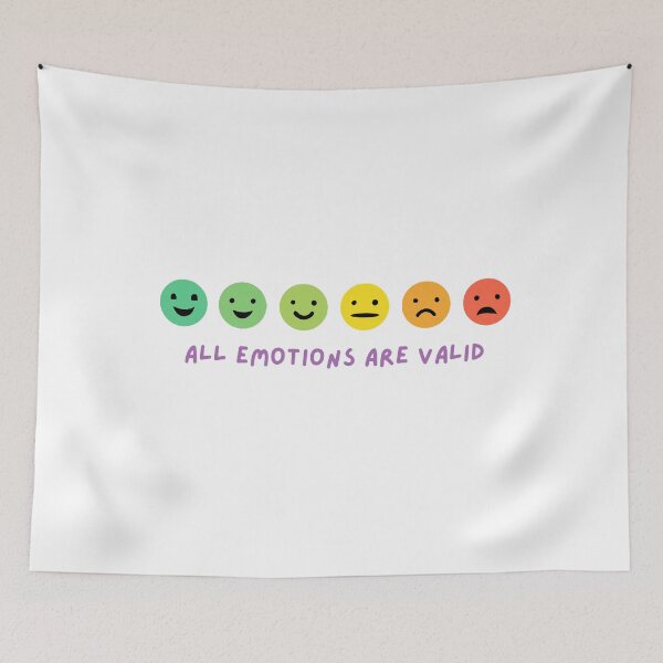 Item preview, All Emotions Are Valid! (White Background) designed and sold by kxram.