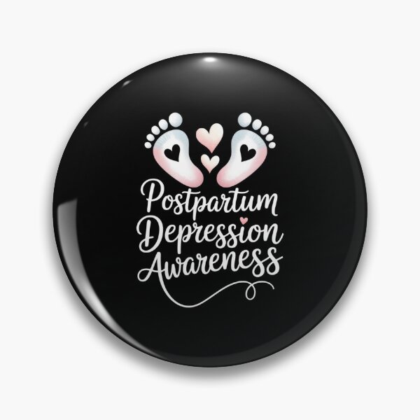 Item preview, Postpartum depression awareness mom baby feet designed and sold by Sea4Adventures.
