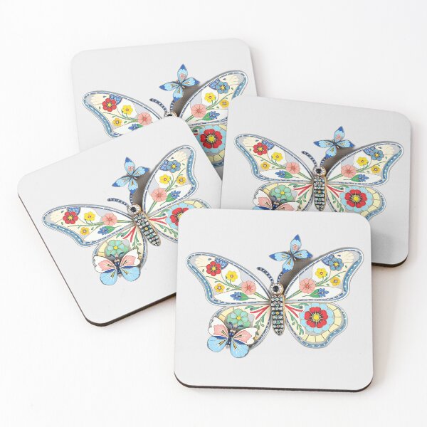 Item preview, Colorful Mosaic Butterflies designed and sold by sharon1210.