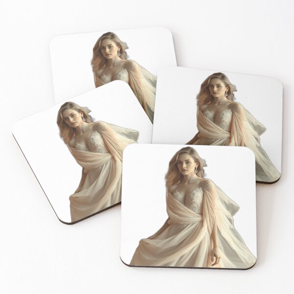 Item preview, Elegant Woman in Chiffon and Lace designed and sold by sharon1210.