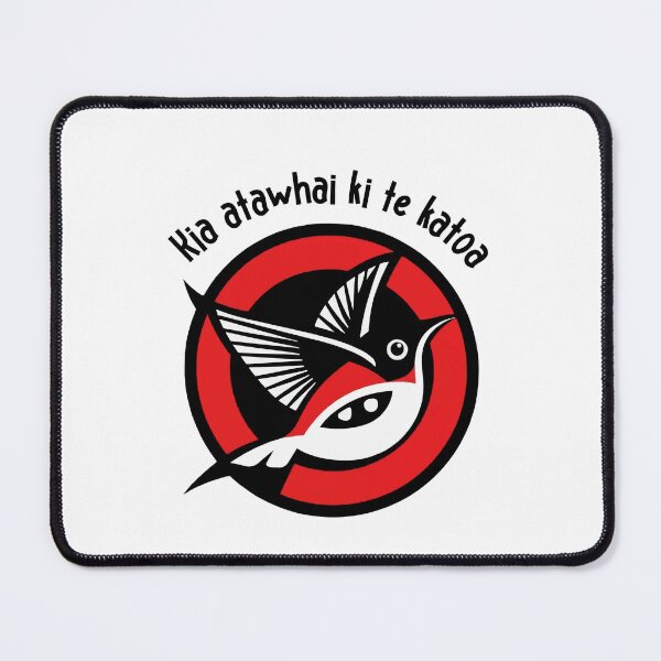 Item preview, Kia Atawhai Ki Te Katoa – Kindness & the Pīwakawaka, New Zealand art designed and sold by Highway45nz.