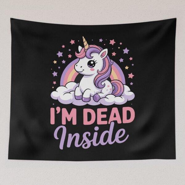 Item preview, Unicorn Depressed Animal Im Dead Inside designed and sold by Sea4Adventures.