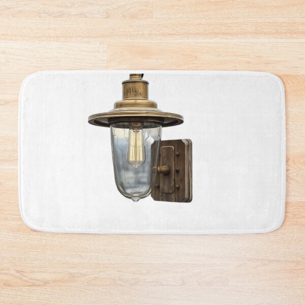 Item preview, Brass and Pine Wood Light Fixture designed and sold by sharon1210.