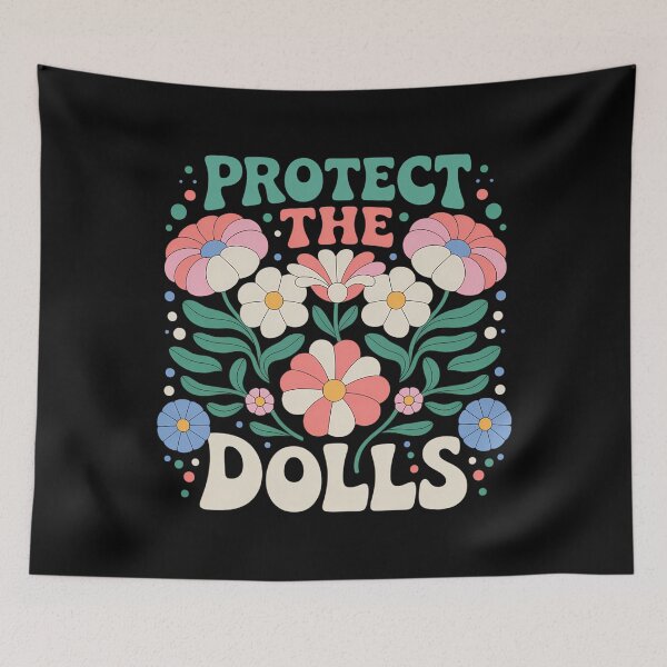 Item preview, Protect The Dolls Flowers Trans Rights LGBTQ designed and sold by Sunset4Bones.