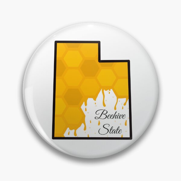 Item preview, Beehive State Utah Honeycomb Design designed and sold by Ruby Magick.