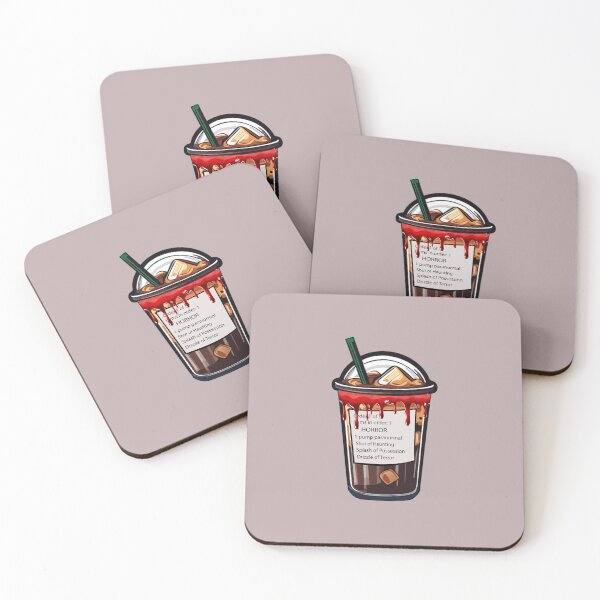 Item preview, Horror Iced Coffee Order designed and sold by Celticrose721.