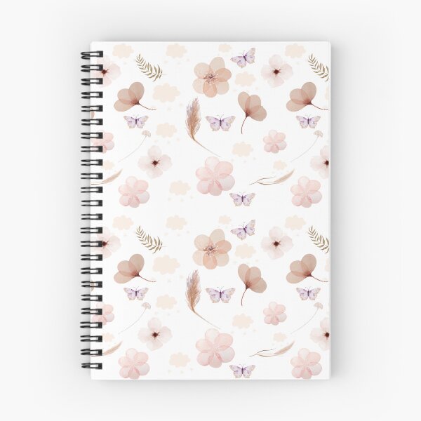 Item preview, Boho butterfly & Floral pattern- Nautral Aesthetic Seamless Design designed and sold by Mere & Co.