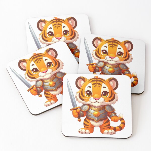 Item preview, Brave Tiger Knight with a Sword designed and sold by takeng07.