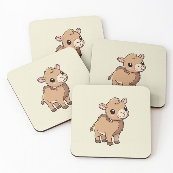 Item preview, Cute Baby Camel Cartoon With Big Eyes designed and sold by LightArt25.