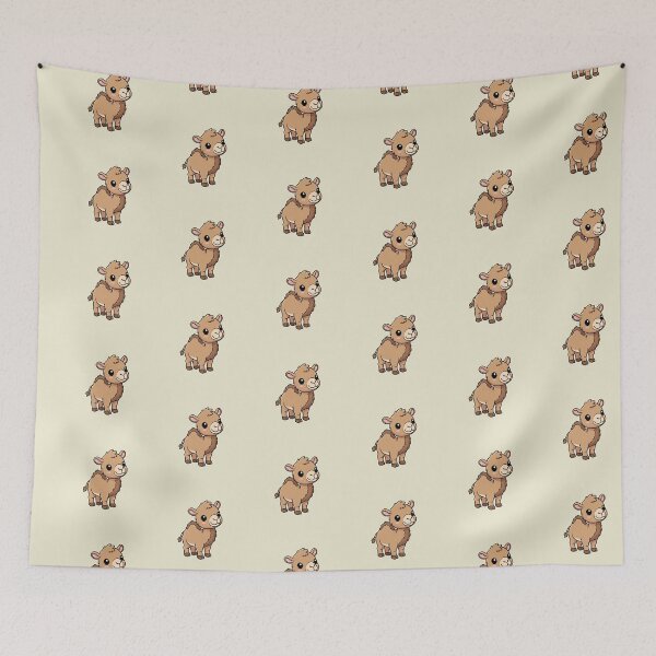 Item preview, Cute Baby Camel Cartoon With Big Eyes designed and sold by LightArt25.