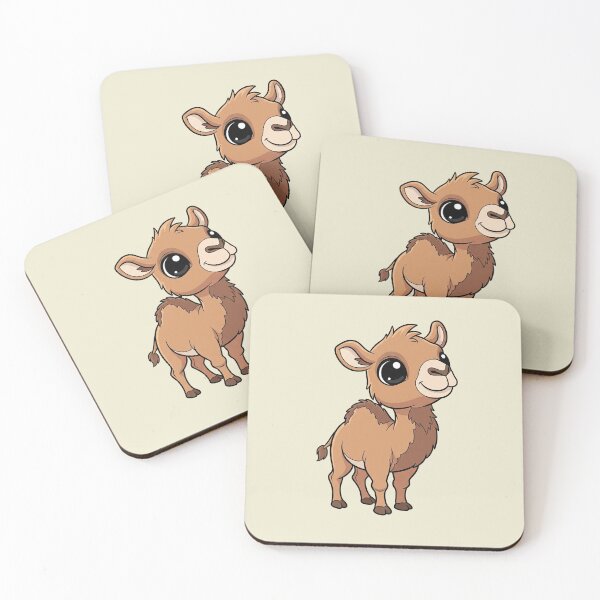 Item preview, Cute Baby Camel Cartoon With Big Eyes designed and sold by LightArt25.