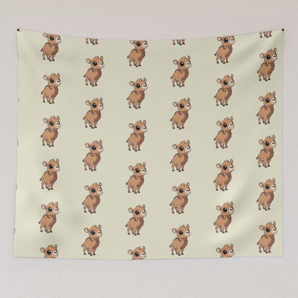Item preview, Cute Baby Camel Cartoon With Big Eyes designed and sold by LightArt25.