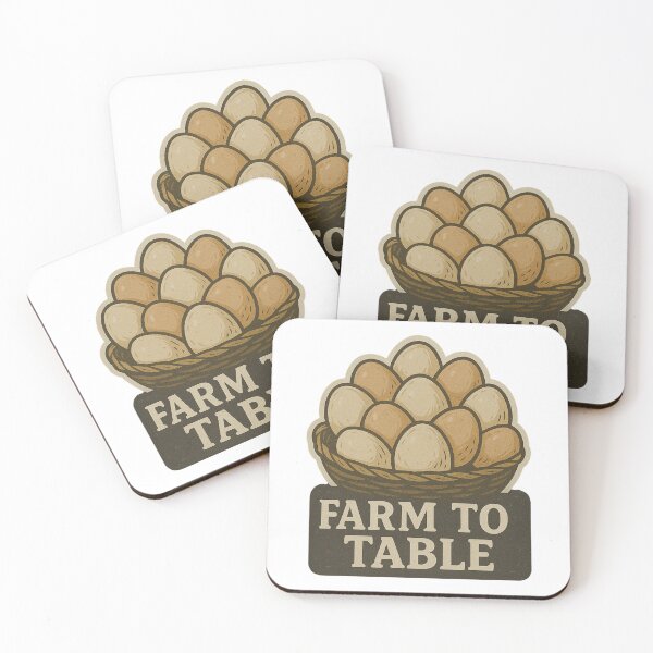 Item preview, Farm to Table – Vintage Chalkboard Egg Basket Sticker designed and sold by Odiss.