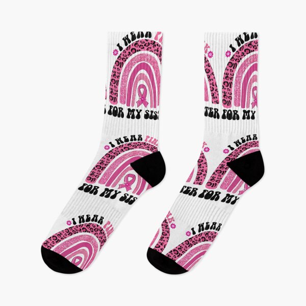 Item preview, Breast Cancer Awareness Rainbow ribon I Wear Pink For My Sister designed and sold by cawtoon.