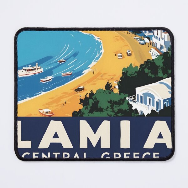 Item preview, Lamia Central Greece Vintage Travel Retro Tourism 2 designed and sold by TravelersGems.