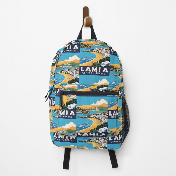 Item preview, Lamia Central Greece Vintage Travel Retro Tourism 2 designed and sold by TravelersGems.