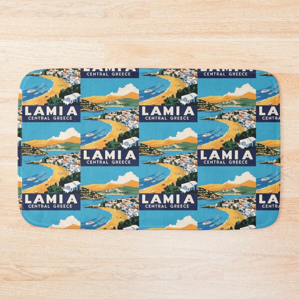 Item preview, Lamia Central Greece Vintage Travel Retro Tourism 2 designed and sold by TravelersGems.