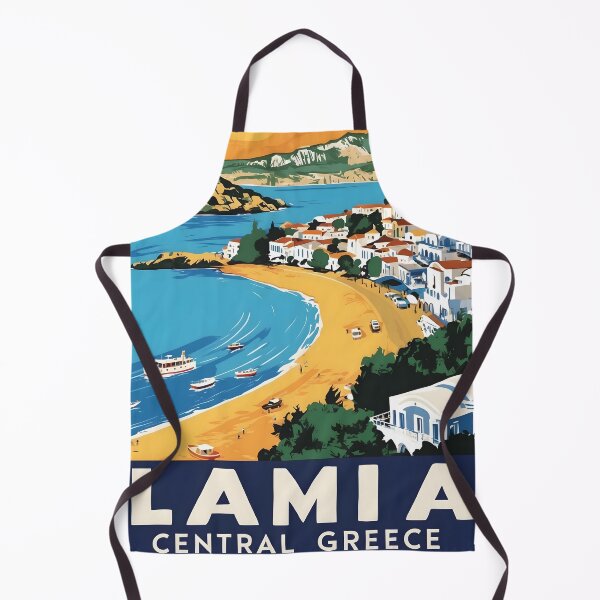 Item preview, Lamia Central Greece Vintage Travel Retro Tourism 2 designed and sold by TravelersGems.