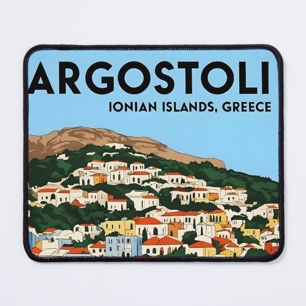 Item preview, Argostoli Ionian Islands Greece Vintage Travel Retro Tourism designed and sold by TravelersGems.