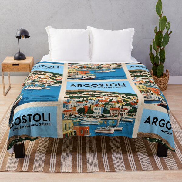 Item preview, Argostoli Ionian Islands Greece Vintage Travel Retro Tourism designed and sold by TravelersGems.