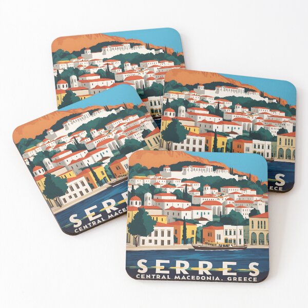 Item preview, Serres Central Macedonia Greece Vintage Travel Retro Tourism designed and sold by TravelersGems.