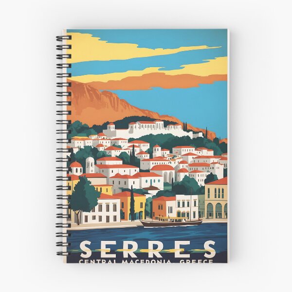 Item preview, Serres Central Macedonia Greece Vintage Travel Retro Tourism designed and sold by TravelersGems.