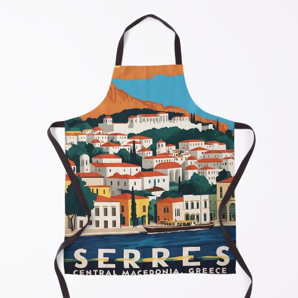 Item preview, Serres Central Macedonia Greece Vintage Travel Retro Tourism designed and sold by TravelersGems.