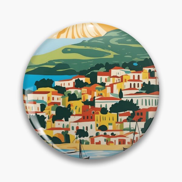 Item preview, Lamia Central Greece Vintage Travel Retro Tourism designed and sold by TravelersGems.