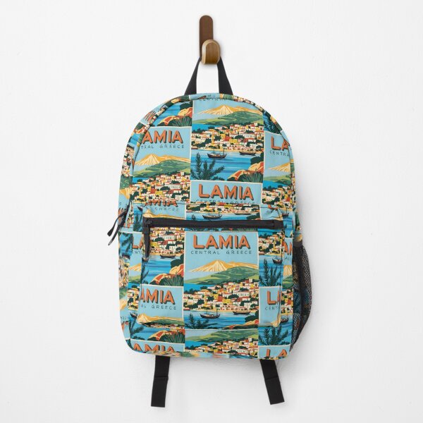 Item preview, Lamia Central Greece Vintage Travel Retro Tourism designed and sold by TravelersGems.