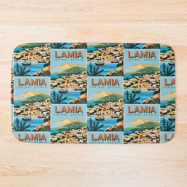 Item preview, Lamia Central Greece Vintage Travel Retro Tourism designed and sold by TravelersGems.