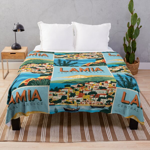 Item preview, Lamia Central Greece Vintage Travel Retro Tourism designed and sold by TravelersGems.