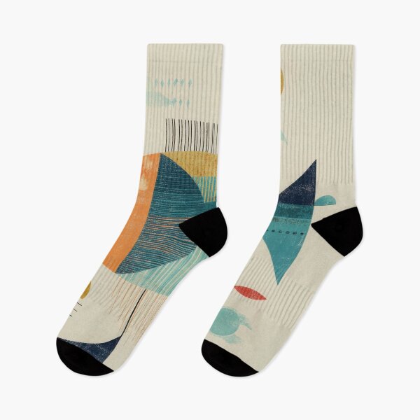 Item preview, When Fish Don't Swim: Quirky Abstract Fish with Legs Geometric Retro Art designed and sold by dawnleblanc55.