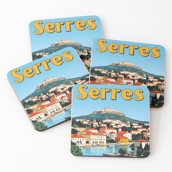 Item preview, Serres Central Macedonia Greece Vintage Travel Retro Tourism designed and sold by TravelersGems.