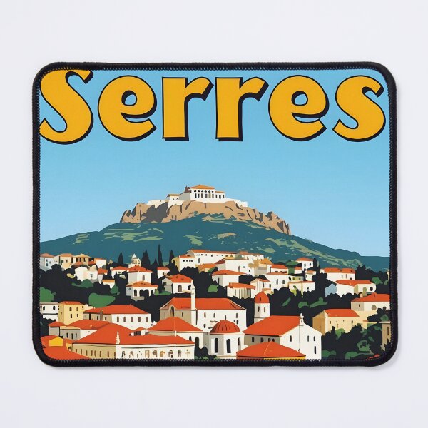 Item preview, Serres Central Macedonia Greece Vintage Travel Retro Tourism designed and sold by TravelersGems.