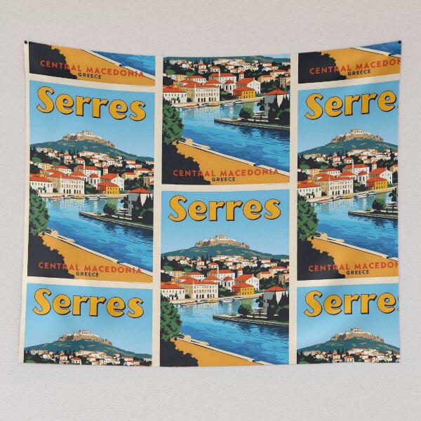 Item preview, Serres Central Macedonia Greece Vintage Travel Retro Tourism designed and sold by TravelersGems.