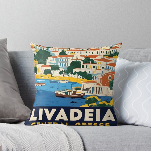 Item preview, Livadeia Central Greece Vintage Travel Retro Tourism designed and sold by TravelersGems.