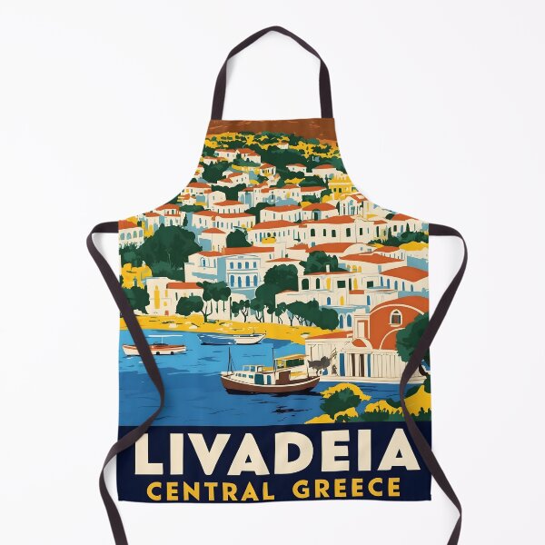 Item preview, Livadeia Central Greece Vintage Travel Retro Tourism designed and sold by TravelersGems.