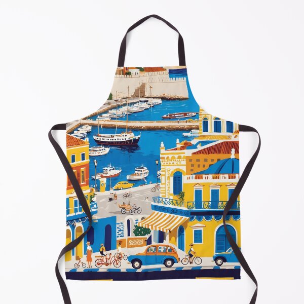 Item preview, Heraklion Crete Greece Vintage Travel Retro Tourism designed and sold by TravelersGems.