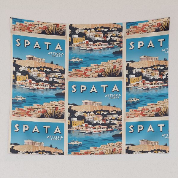 Item preview, Spata Attica Greece Vintage Travel Retro Tourism designed and sold by TravelersGems.