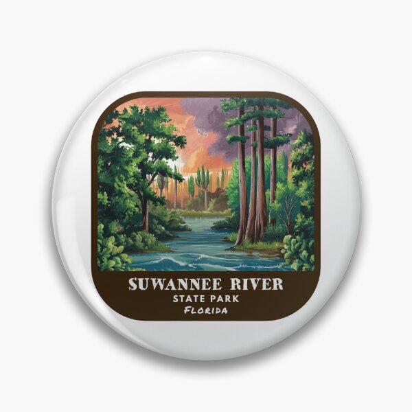 Item preview, Vintage Suwannee River State Park (Florida State Park) designed and sold by RabbitK.