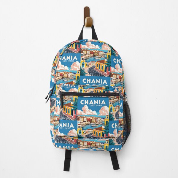 Item preview, Chania Crete Greece Vintage Travel Retro Tourism designed and sold by TravelersGems.