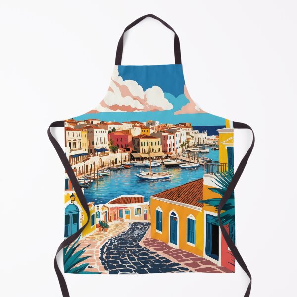 Item preview, Chania Crete Greece Vintage Travel Retro Tourism designed and sold by TravelersGems.