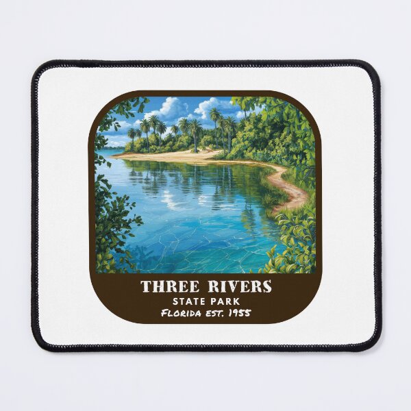 Item preview, Vintage Three Rivers State Park (Florida State Park) designed and sold by RabbitK.