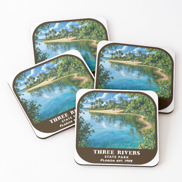 Item preview, Vintage Three Rivers State Park (Florida State Park) designed and sold by RabbitK.