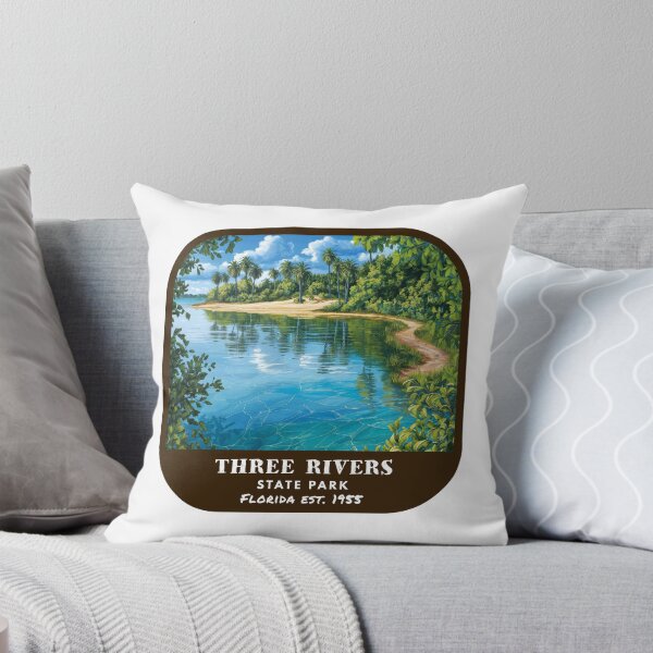 Item preview, Vintage Three Rivers State Park (Florida State Park) designed and sold by RabbitK.