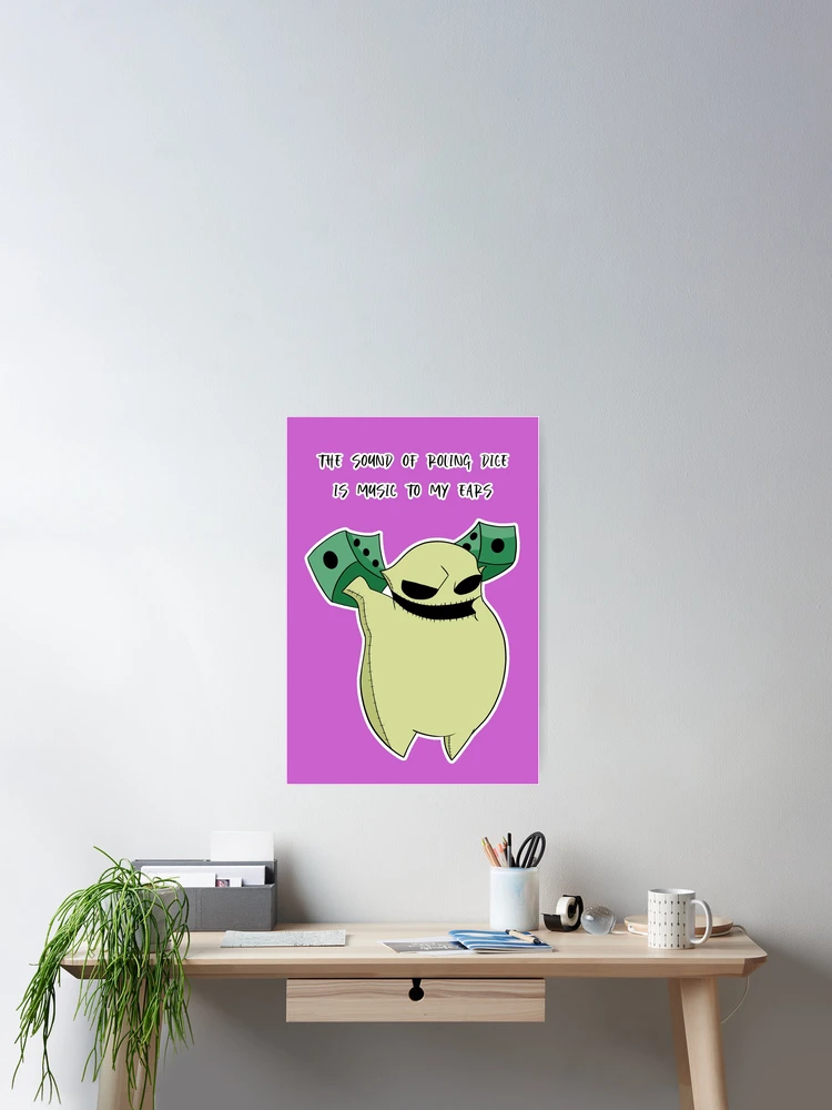Thumbnail 2 of 3, Poster, Chibi Oogie Boogie designed and sold by Ron's Designs.